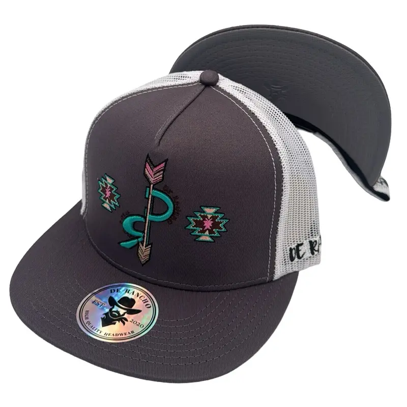 De Rancho ARROW HAT (Gray/white) DR034