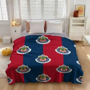 Chivas Blanket - Chivas Deportivo, Liga MX, Las Chivas of Guadalajara, Mexican football fan Blanket,  Mexican league Soccer Club Blanket  , Cobija Sherpa Plush del Chivas, Regalo Papá, Regalo Mamá, Regalo Abuelo