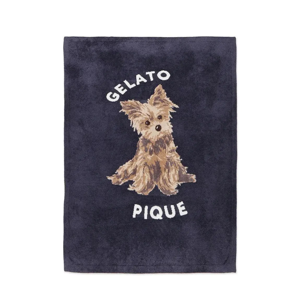 [Sleep] Yorkshire Terrier Jacquard Half Blanket