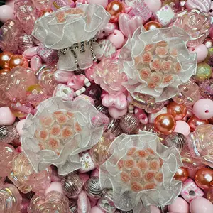 【D.P.C】Color Thems -  Acrylic DIY Beads Mix - 150ml 300ml 650ml Sizes for Bracelets Phone Charms Necklaces Hair Beads Bag Chains Earrings Rings Hair Ropes Diy Projects Diy Jewelry