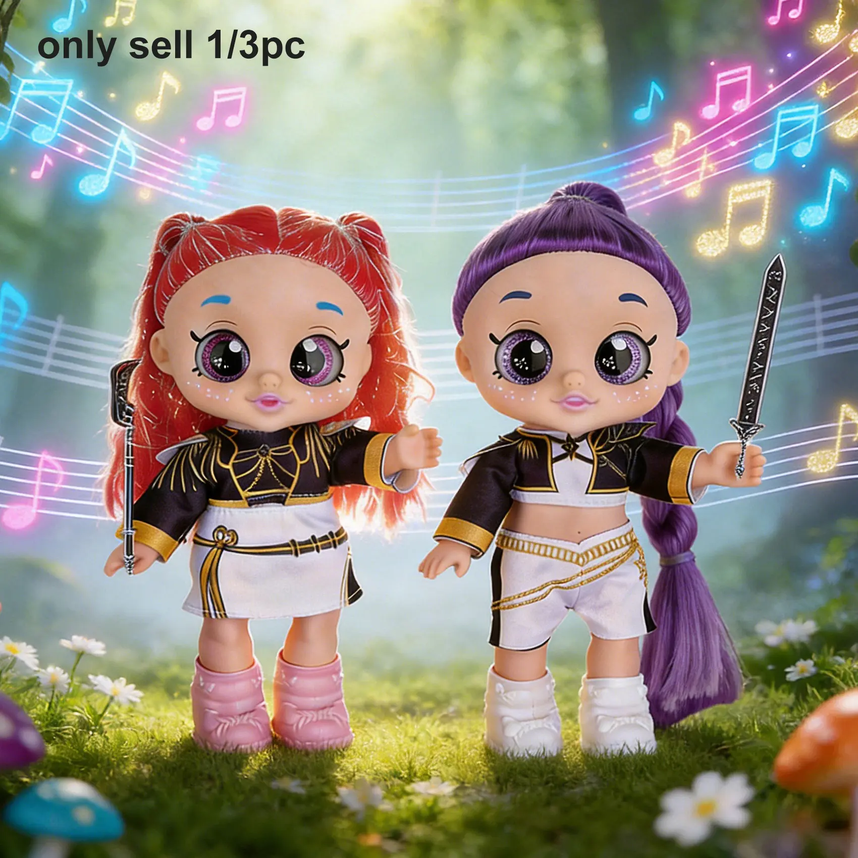 K-pop doll anime action figure set
