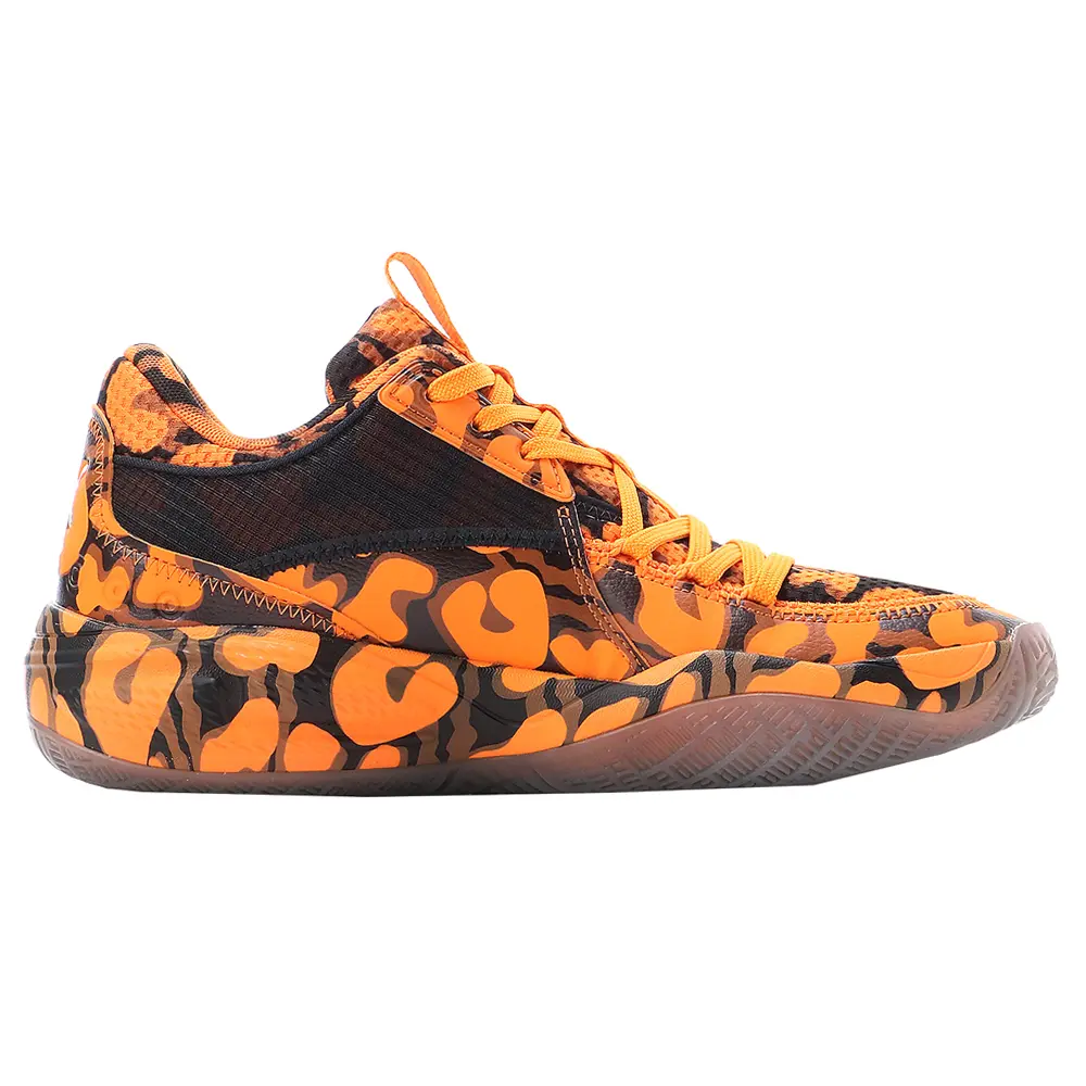 PUMA Womens Court Rider Maverick Graphic Basketball Sneakers Shoes - Orange