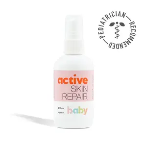 Active Skin Repair Natural, Non-Toxic, No Sting   First Aid Spray For Babies Safe For Use on  Baby Acne, Eczema, Cuts, Wounds, Scrapes, and Other Skin Irritations (3 oz. Spray)