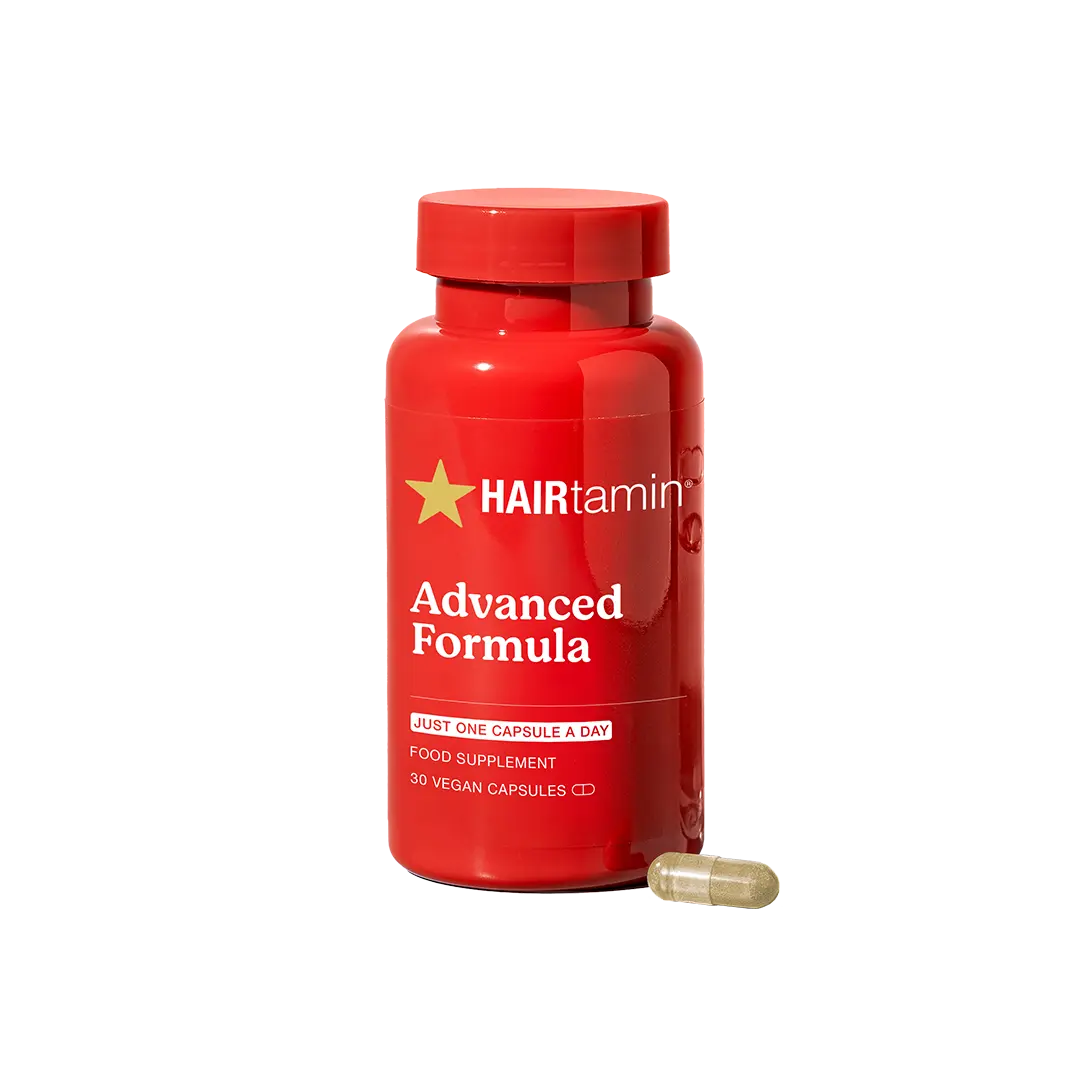 HAIRtamin Advanced Formula – Physician-Formulated Dietary Supplement - Supports Stronger, Longer, Thicker-Looking Hair