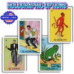 Holographic Loteria Decal Credit Card Cover Vinyl Skin Sticker