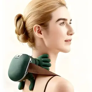 Invisible Heating Massage Device, Office 15-Minute Rechargeable, Neck & Shoulder Pain Relief, Non-Battery Type, Lithium Ion