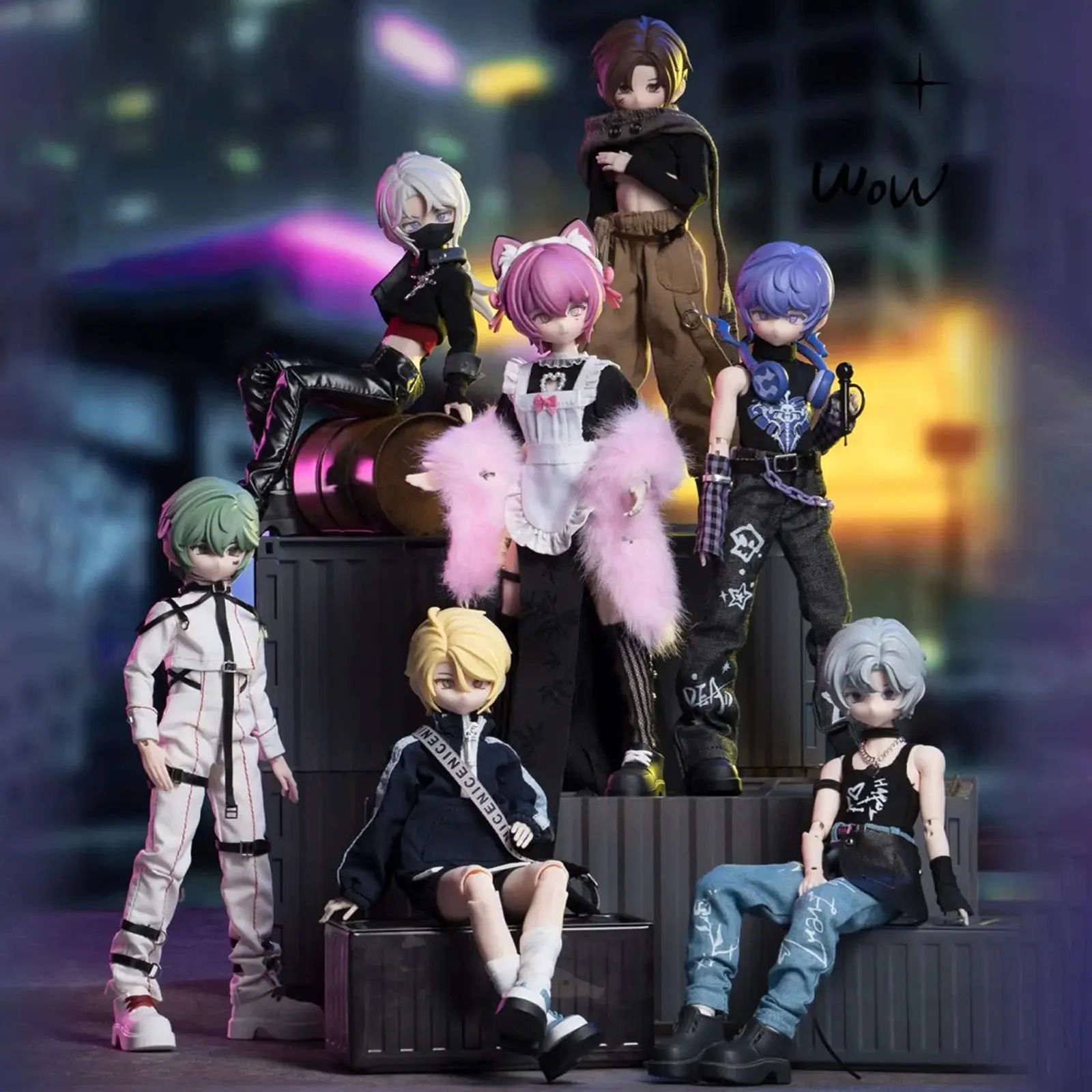Zack Event Series 1/8 Action Figure Doll, Sealed BJD Blind Box, Collectible for Collecting Fun
