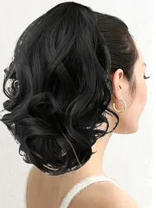 10 Inch Ponytail Extension, Soft Wavy Pony Tails Hair Extensions, Claw Clip Ponytail, Easy Perm, Effortless Volume, Clip in Ponytail