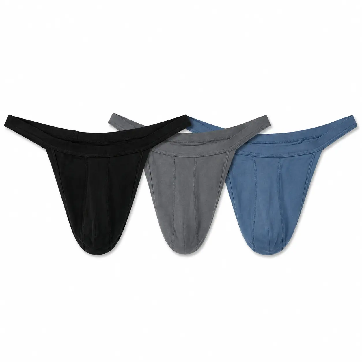 3 Pack Bamboo Thong Menswear