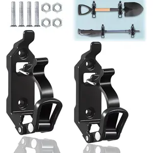 Metal Quick Release Shovel Bracket, Rubber Clip, Corrosion Resistant, Flexible Mounting, Ideal for Trucks, Boats, Off-Road Vehicles, Boating Accessory