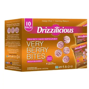 Drizzilicious Mini Rice Cakes Very Berry 10 Pack