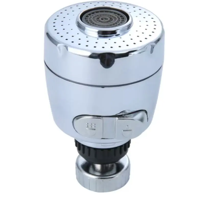 Mainstays 360° Rotating Dual Thread Faucet Aerator with Two-Mode Sprayer in Chrome