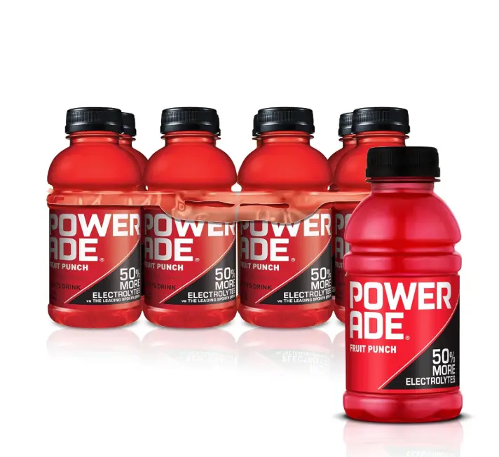 POWERADE Sports Drink Fruit Punch, 12 Ounce (Pack of 8)