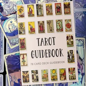 Tarot Study Journal, Comprehensive Guidebook for Learning Card Interpretations & Spreads - A Beginner's Notebook for Tarot Reading Practice, Ideal for Spiritual Seekers, Modern Tutorial