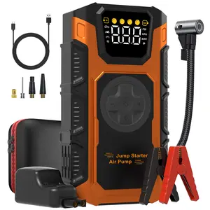 13800hAm the 10 in 1 the 7000A Car Jump Starter with Air Compressor,Battery Jumper Starter Portable with 150PSI Tire Inflator 12V Jump Box with LCD Display,Flashlight,Storage Case (Up 11.0L Gas/9.0L Diesel Engine