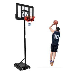 GARVEE Portable Basketball Hoop Adjustable 5.2 to 10FT Height with 44 Inch Outdoor Goal System Suitable for Teens and Adults