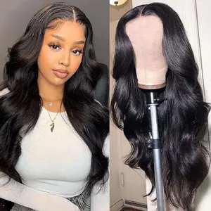 Wear and Go Glueless Wigs Hair Pre Plucked Pre Cut Wigsfor Black Women 180 Density Water Wave Bob Wig HairCurly Wig 26 Inch