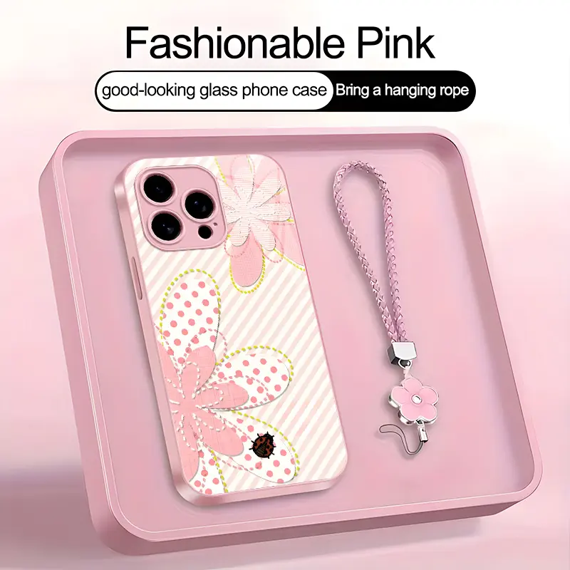 8 Vers Ladybug Polka Dots Tough Phone Case, Cutest Design Case For Her iPhone 17 16 15 14 13 12  creative design phone case ,Summervibes summerwins 985