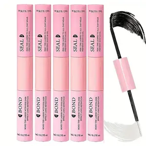 Long-Lasting Eyelash Glue, 5 Counts/set Waterproof Eyelash Extension Glue, Professional Eye Makeup Tool for Women & Girls