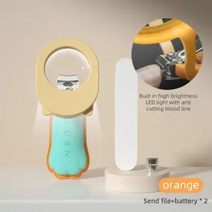 3-in-1 Nail Clippers Multifunctional Nail Care Set with Magnifier and Illumination