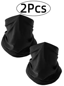 2Pcs-Thin Outdoor Sun Protection Neck Gaiter, Summer UV Protection Cover, Driving Sports Fishing Cycling, Lightweight Breathable, Outdoor Sports Mask