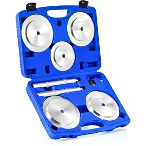 Truck Hub Seal Installer Kit, 9pcs Seal Compatible with Class 7 8 Trucks, 4-13/16" to 6-5/16" Large Race and Seal for Truck Hub Seal Removal Installation