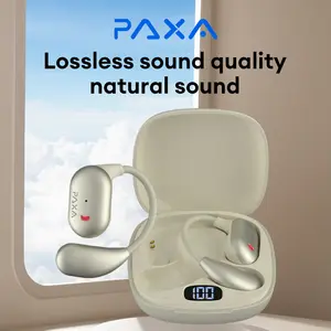 PAXA KC-10 Open-Ear OWS Wireless Headphones with Bluetooth 6.0, Waterproof Sports Design, ENC Noise Reduction Mic, Comfortable Fit, Audio Wireless Earbuds for Music & Calls, Compatible with Android & iOS