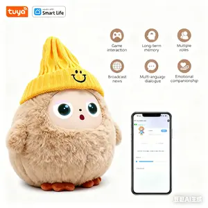 Ledodo Perfect AI Plush Toy: 400% Box, Chat/Game/Music Functions, OpenAI & GPT-Powered, Your First AI Playmate & Kids' Christmas Gift