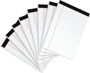 4x6 Inch College Ruled Small Notepads Writing Note Pads for Work Study Taking Notes To do List, 30 Sheet/Pad Tear-Off Lined Paper Pads Memo & Scratch Pads for Office Home Car School, 8 Pack