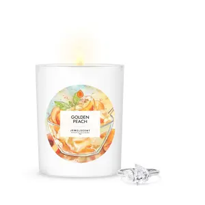 Golden Peach 10oz Mystery Jewelry  Candle