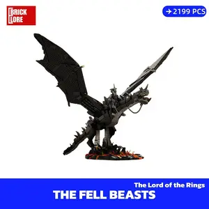 [BrickLORE](SHIPFREE) Fell Beast Nazgûl(The Lord of the Rings) with original box 2199PCS 63*85*80cm