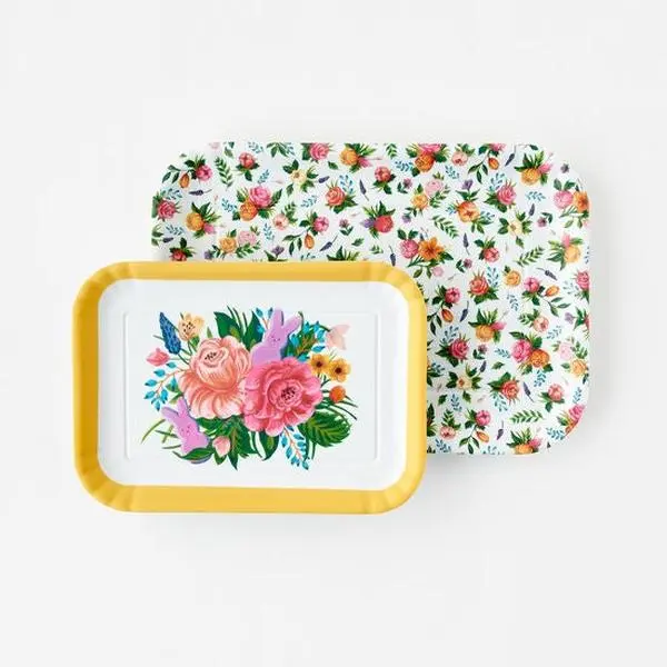 EASTER MELAMINE TRAY SET