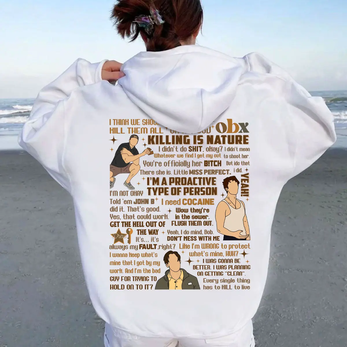 0uter Banks OBX4 Rafe T-Shirt Sweatshirt Hoodie, Kook Paradise On Earth Fan Shirt, Drew Starkeey Pogue Shirt