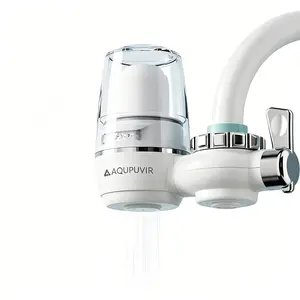 AQUPUVIR New Home Water Purifier, Filters 320 Gallons Of Tap Water, Faucet-Mounted Filter, Tap Water Purifier, Drinking Water Dispenser, Water Filter, cup rinser