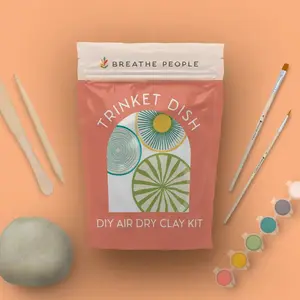 Diy Air Dry Clay Kit - Make Your Own Trinket Dish