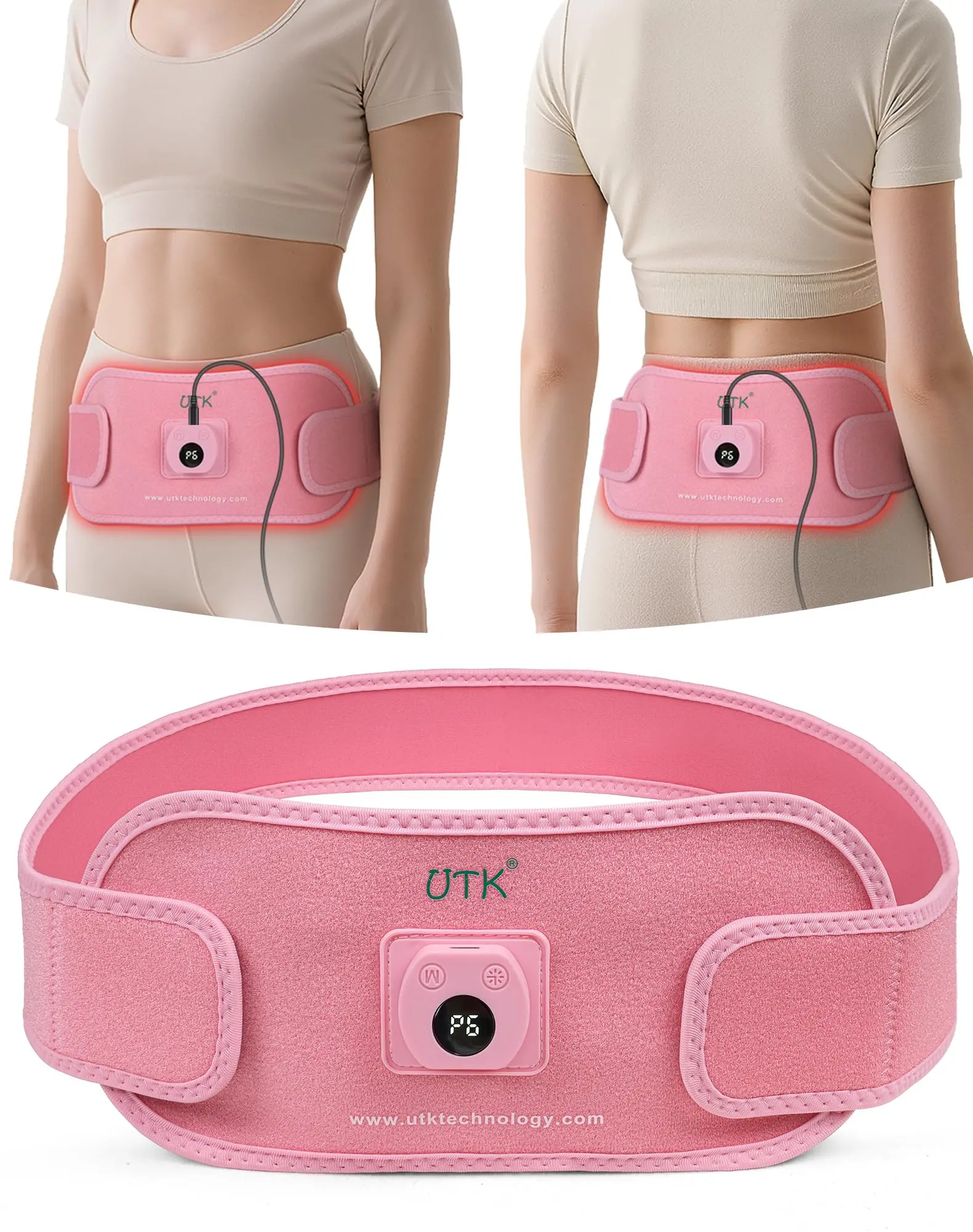 Infrared Pad for Period Cramps - 660&850nm Red Light Pad for Period Pain, 30Mins Auto-Off