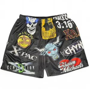 ChalkxLine Attitude Era Retro Large Mesh Basketball Shorts