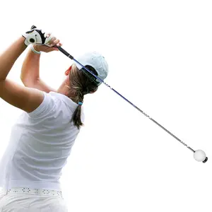 Golf Swing Training Aids Improve Swing Speed and Tempo Trainer Wand with Magnetic Bal