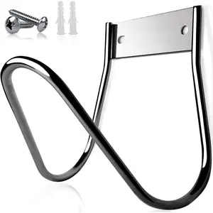 Garden Hose Holder Stainless Steel Small Wall Mount Garden Hose Hook, Ideal for Water, Air, Hydraulic Hose, Ropes, Extension Cords Heavy Duty & Rust Proof, Size:6.3x7x6.3 Set of 1