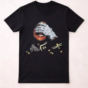 Mens Graphic Tees, 100% Cotton, Mens Hoodie, Rhinestone shirt, Comfort Shortsleeve Casual, Streetwear tee, MeJend Sweatshirt for Men & Women