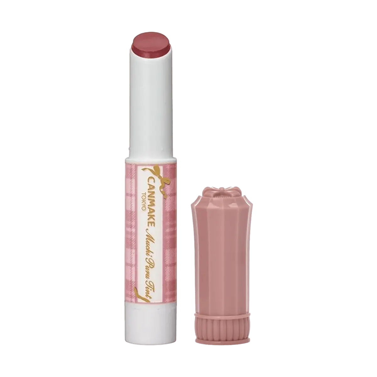 CANMAKE Japan Limited Edition Strawberry Mousse Creamy Pink Beige Tinted Lip Balm SPF50+ PA++++ Moisturizing Hydrating Lip Color for Natural Look