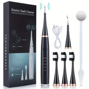 Electric Tooth Cleaner, 1 Box Rechargeable Oral Irrigator & Accessories, Portable Water Flosser, Water Dental Flosser for Home & Travel, Daily Oral Care Product