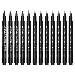 Drawing Pen Set, 9pcs Waterproof Needle Pen, Comic Drawing Pen, Art Pen for Drawing Sketching Comic Anime Painting Illustration, Art Marker Set
