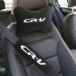 New Fashion Car Seat Belt Protect Shoulder Pads Cervical Spine Headrest Neck Pillow For Honda CRV Accord Civic Fit Jazz Pilot C-RV Odyssey Passport Car Accessories