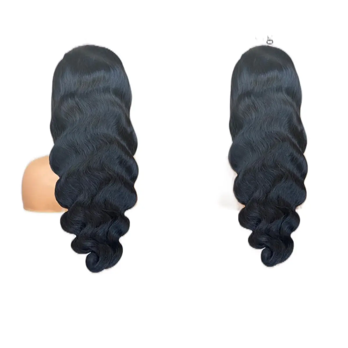 DollFuzion & Co. Customized 5x5 HD Closure Wig 250% Density Human Hair Wig Pre Plucked 13x4 Lace Front Wigs - Medium Cap hair extension