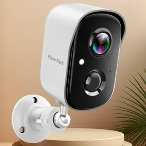 Vision Well Wireless Camera with PIR Motion Detection, 1080P HD Video Streaming, Two-Way Voice Communication, and Smart Instant Siren.