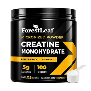 Micronized Creatine Monohydrate Powder - 5g Per Serving for Muscle Growth Strength & Recovery - Unflavored Creatine Supplement for Women & Men - 100 Servings