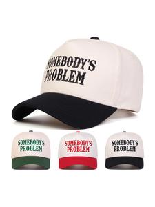 letter embroidery trucker hat, casual outdoor sports baseball for men & women, adjustable sun protection cap for daily wear