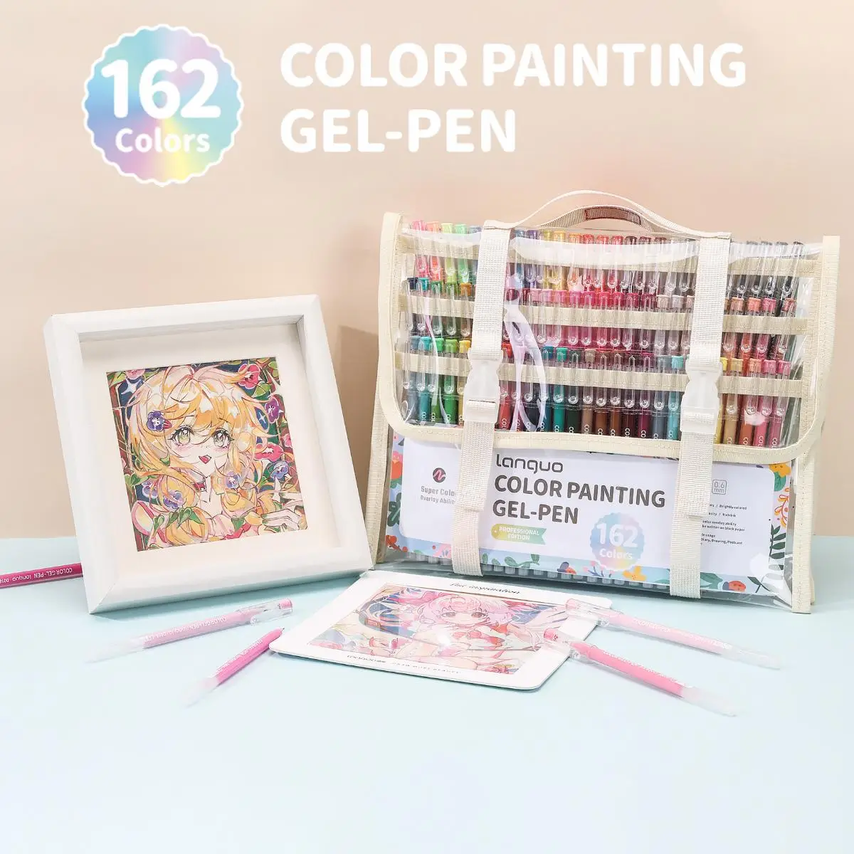 45/72/99 Colors Gel Pen Set, 1 Set Gel Pen with Storage Box, Large Capacity Ink Pen, Coloring Markers, Art Supplies for Diary, Card, DIY