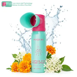 PHOFAY Eyelid-Specific and Lutein-Infused Dry Eye Spray, Redness Reliever for Sensitive Eyes, Brighter and Whiter Looking Eyes